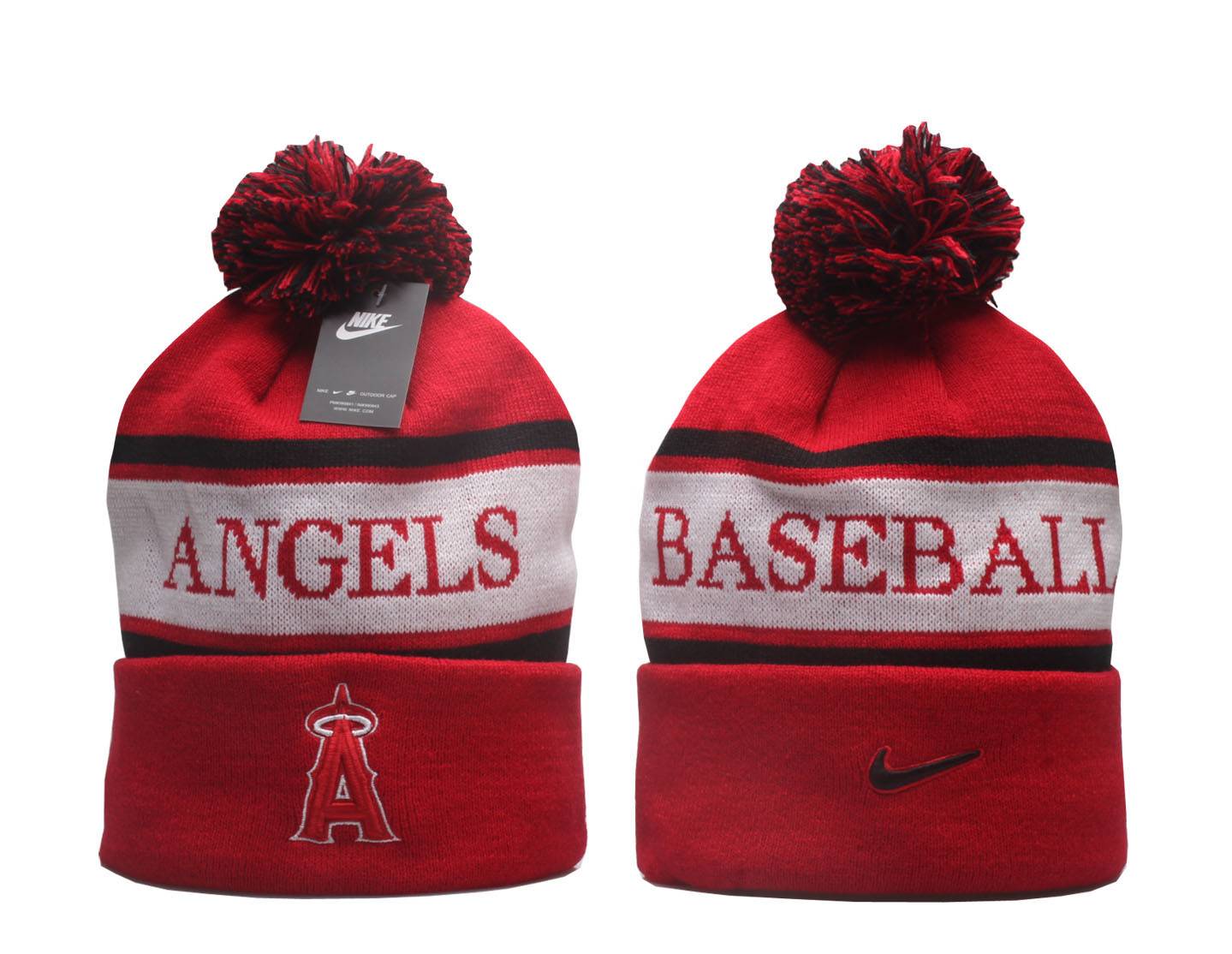 Los Angeles Angels red  2024 MLB hat-0